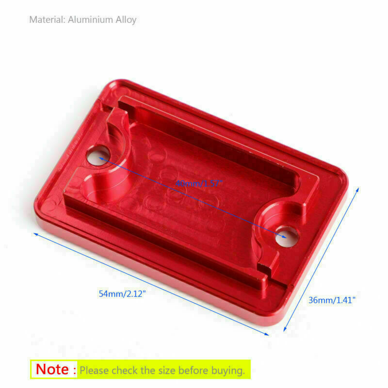 2x Red FRONT Brake Fluid Reservoir Cap Fits HONDA PCX125/150 2018 125