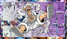 Gear 5 Luffy One Piece Playmat Gaming Desk Mat Zones USA