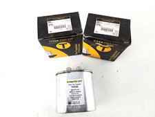 2pcs TitanPro 370 Motor Run Capacitor Oval TOC20 20MFD 370VAC