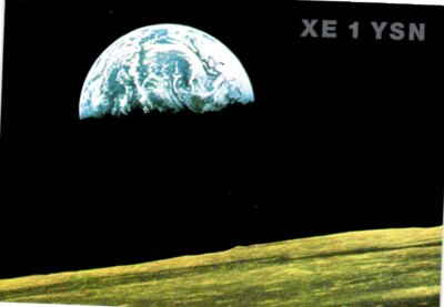 Puebla Mexico XE1YSN QSL Radio Postcard