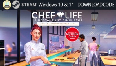 NEU PC Computer Spiel Chef Life A Restaurant Simulator für Windows 10 11 STEAM