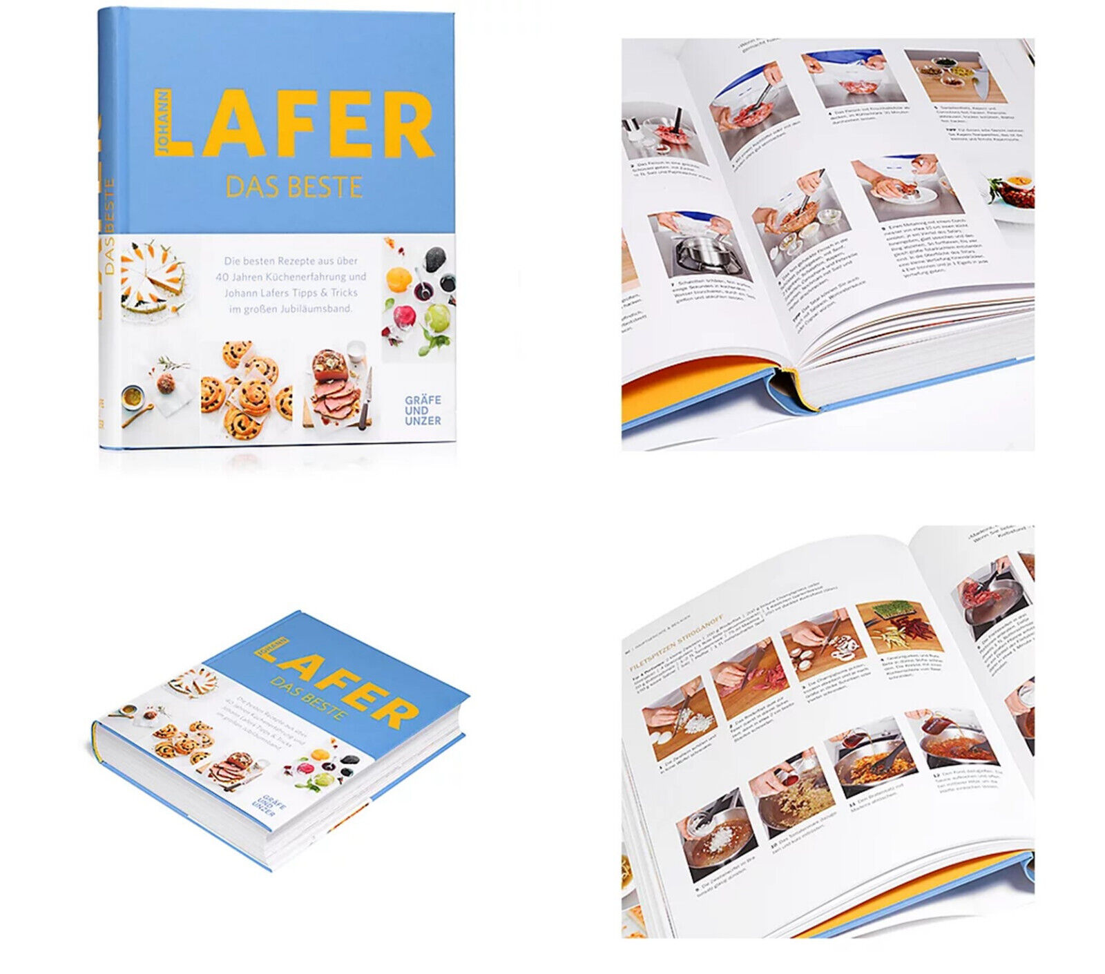 Thumbnail - Johann Lafer Das Beste Über 500 Gerichte Aus 40 Jahren -kochbibel-