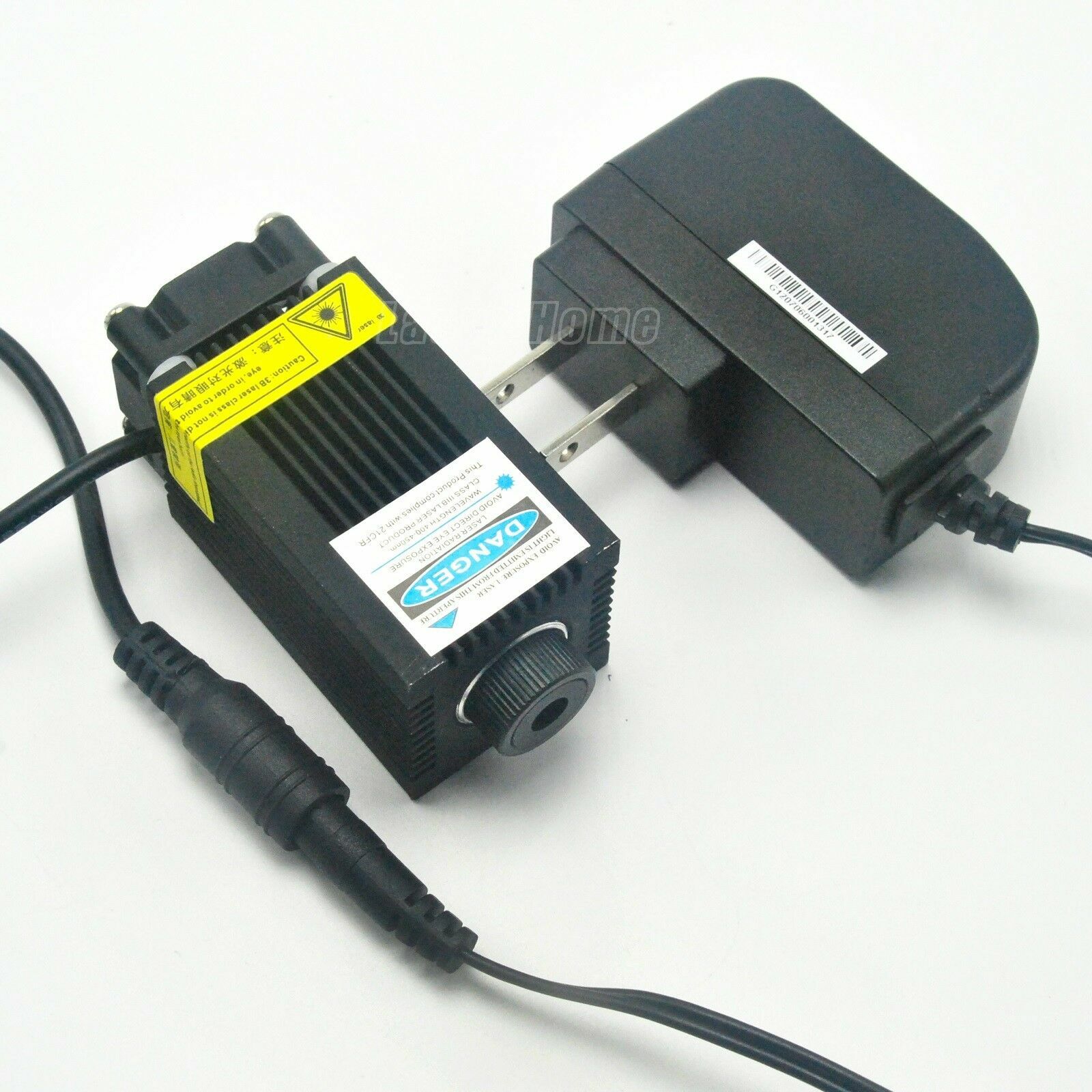 Orange-Red 635nm 750mW Focusable Dot Laser Module Engraving Maching 12V Adapter