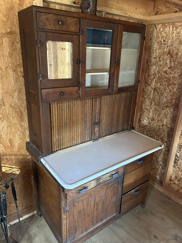 Antique Hoosier Cabinet | eBay