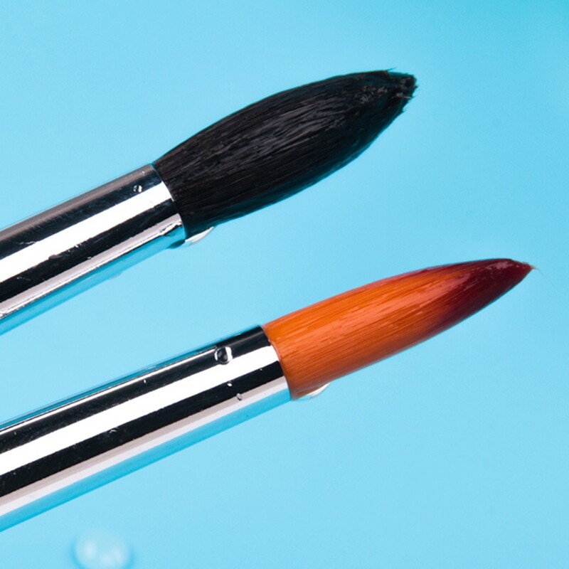 7 Pieces/Pack Portable Acrylic Painting Brush Pointed Brush Artist