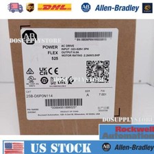 New Factory Sealed Allen-Bradley 25B-D6P0N114 PowerFlex 525 AC Drive 25BD6P0N114