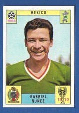 FIGURINA CALCIATORI PANINI MEXICO 70 - RECUPERO - NUNEZ - MEXICO