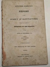 Alexander Hamilton-Report on the Subject of Manufactures-6th edition-1827 (1791)