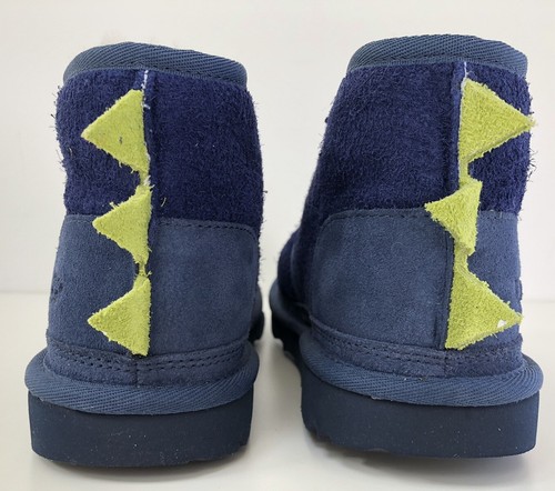 NIB UGG Australia Youth Kid's US 4 Dydo Neumel II Dinosaur Navy Blue Boots New - Picture 5 of 16