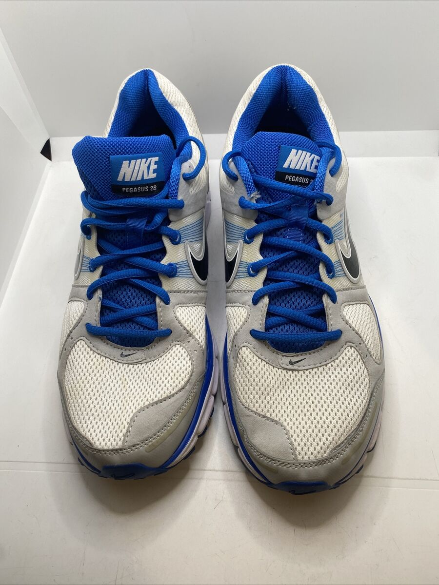 Nike Mens Air Pegasus 28 443805-104 White Running Shoes Nike Mens Air Pegasus 28 443805-104 White Running Shoes