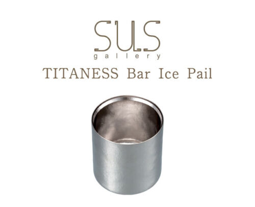 SUSgallery TITANESS Bar Ice Pale Mirror S-IP-700Mi Vacuum double titanium Cup  - Afbeelding 1 van 7