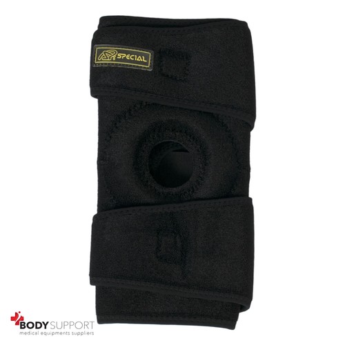 Knee Open Patella Support Brace Neoprene Adjustable One size Injury Brace - Picture 6 of 7
