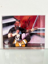 CM Punk WWE Autographed 8