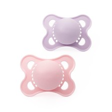 MAM Original Soother Pacifier Binky Pink 2-6m 2Pk