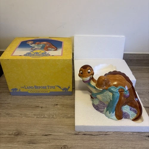 RARE Vintage NOS The Land Before Time Collection Cookie Jar UNIVERSAL STUDIOS