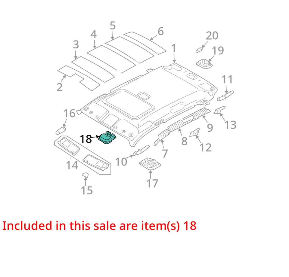 Hyundai Tucson 2006-2009 techo superior consola interior domo luz G1H09 Foto 3 de 4
