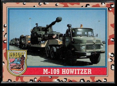 M-109 Howitzer 1991 Topps Desert Storm #107