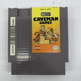 Caveman Games nes Nintendo Entertainment System 1990 VIDEO GAME And BOX