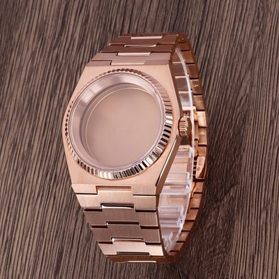 Rose Gold Ändern rolex daydate Mod 40mm Uhrengehäuse 10ATM für Seiko NH35 36 38
