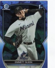 2023 Bowman Draft Sapphire Edition #BDC-10 Emmett Olson