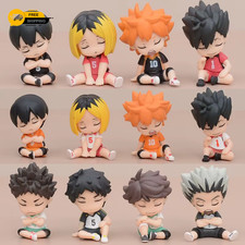 4 Pcs/Lot Sleeping Haikyuu Mini Figure 3 Style 5.5Cm Hinata Shoyo Tobio Kageyama