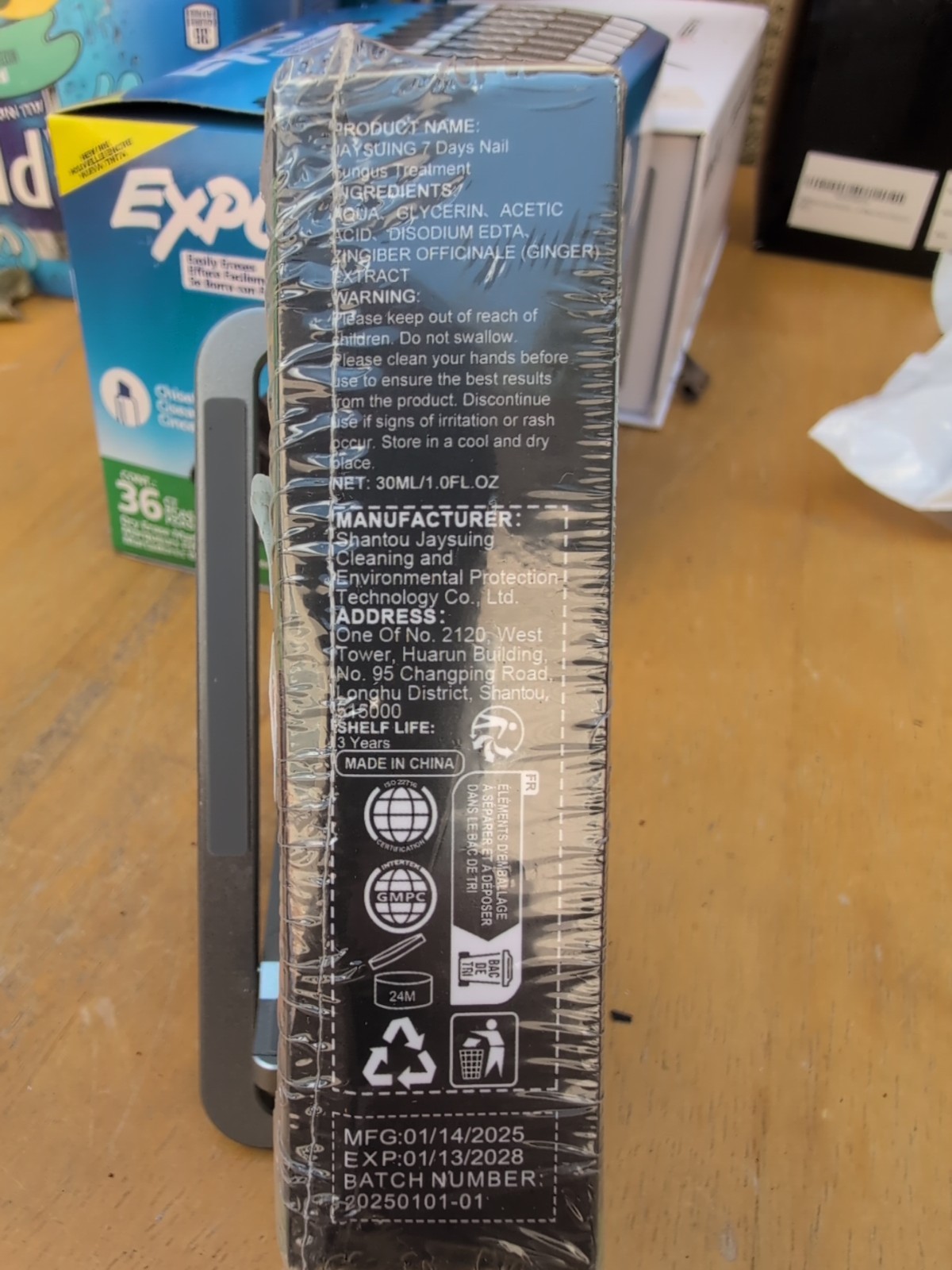 Herbal Nail Care Solution 30ml x2 Ginger Extract Natural Hydrating 