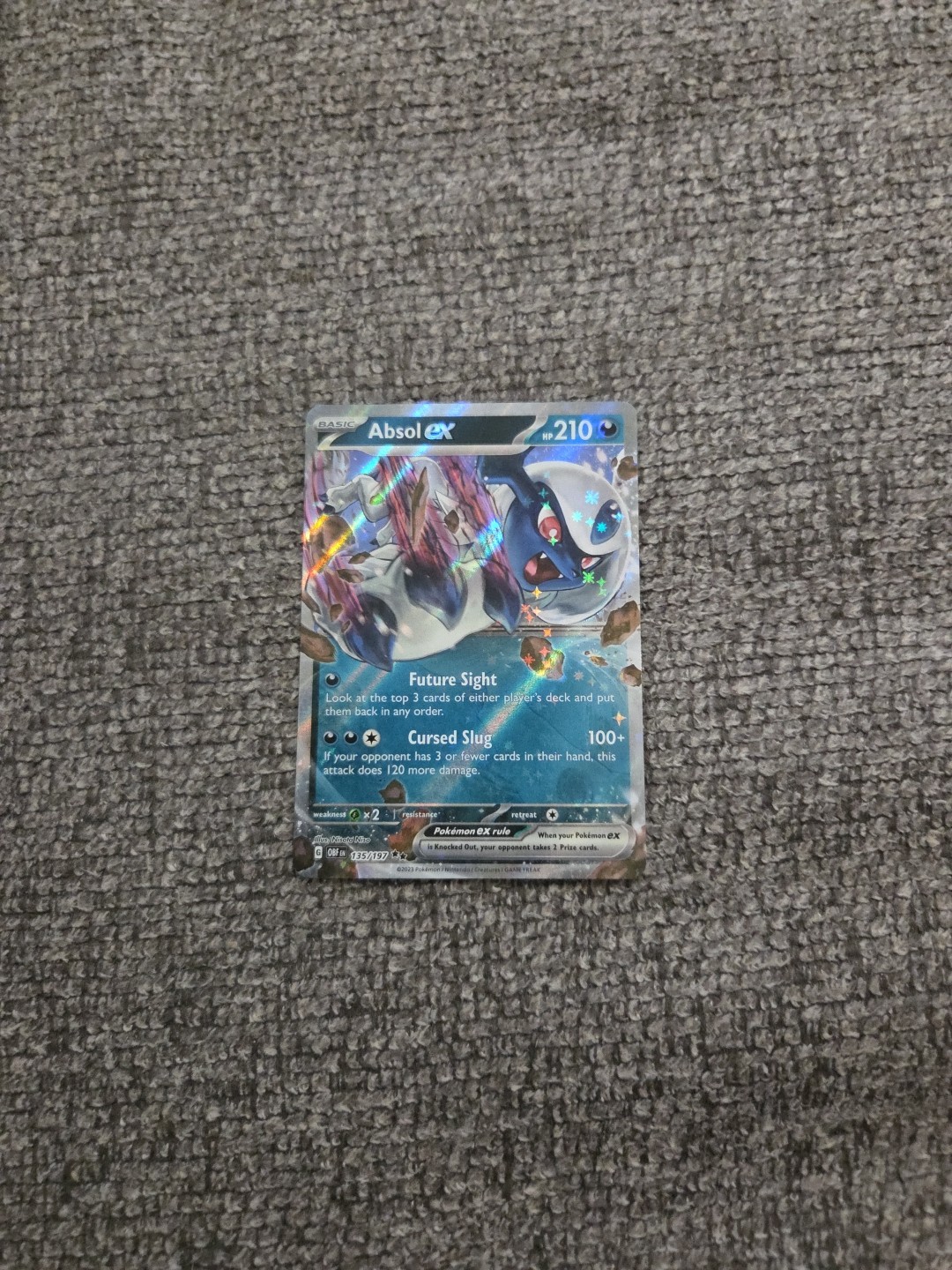 Absol ex 135/197 SV03: Obsidian Flames Holo