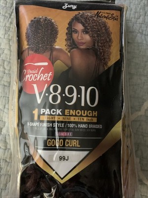 ZURY BRAID CROCHET V8910 GOGO CURL COLOR 99J