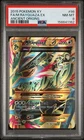 2015 POKEMON XY ANCIENT ORIGINS #98 FULL ART/M RAYQUAZA EX PSA 8