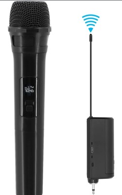 Microphone Sans Fil Avec Récepteur Pour Amplificateur,micro Dynamique Professionnel,système De