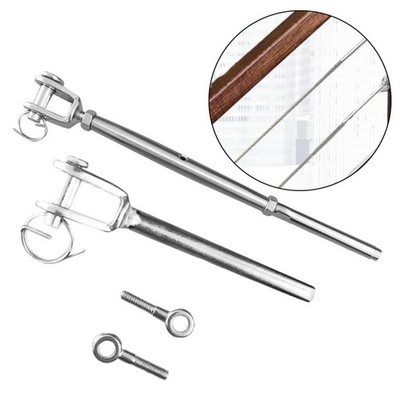 Kabelgeländer-Set, für Holzpfosten, praktische Teile, Treppengeländerbeschläge,