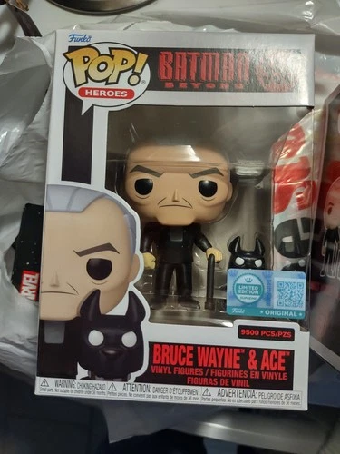Funko Pop! Heroes: Batman Beyond - Bruce Wayne & Ace #550 (LE 9500 PCS)  IN HAND