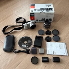 Sony NEX C3 Double Lens Kit Mirrorless Camera with Accessories Excellent