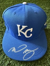 KANSAS CITY ROYALS MICHAEL MASSEY AUTOGRAPHED HAT