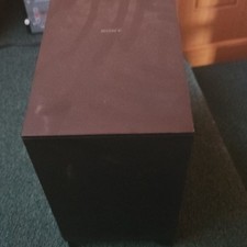 Sony SS-WSB111 Wired Subwoofer Speaker, 6 Ohms, Black, Rectangular