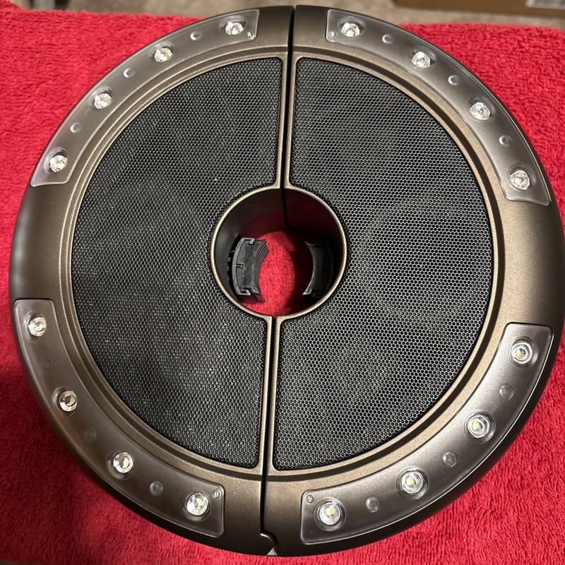 NEW, Never Used Treasure Garden Luna Umbrella Light With Bluetooth Speaker.