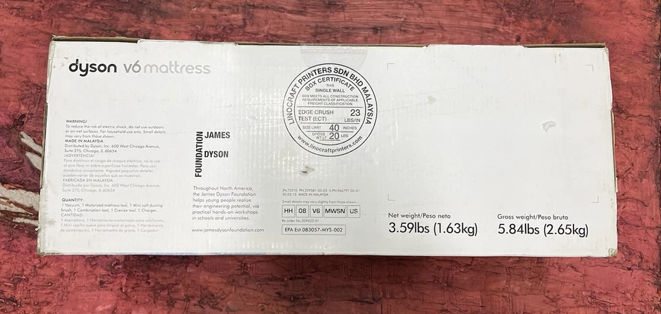 Brand New Sealed Box Dyson V6 Handheld Cordless Vacuum Cleaner - Image 3 of 4