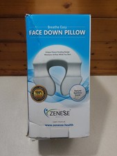 Breathe Easy Face Down Pillow with Washable Bamboo Cover Home Massage Headrest