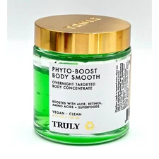 TRULY Beauty PHYTO-BOOST BODY SMOOTH Overnight Targeted Body Concentrate 4 oz