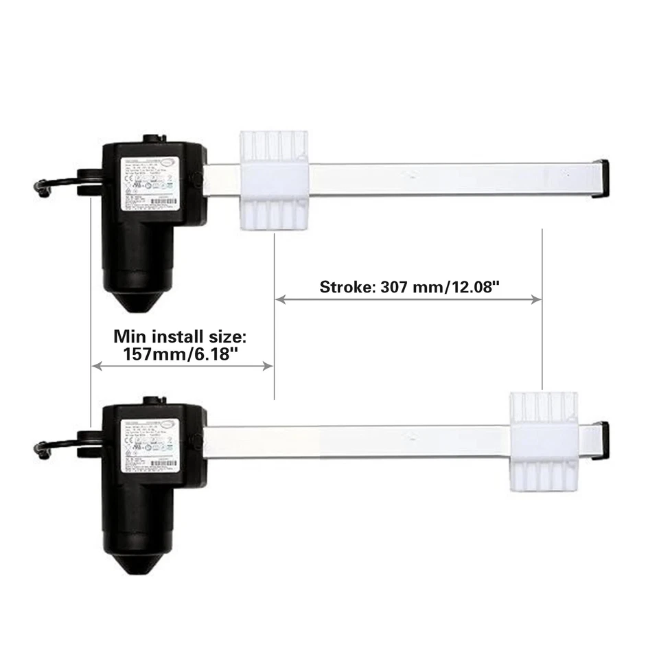 Limoss 450312 Motor Actuator MD140-02-L1-157-307 for Power Recliner Lift Chairs - Image 2 of 4