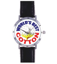 WORLD'S BEST COTTON WATCH: GROWERS, FARMER, CANDY, RARE COLLECTIBLE!