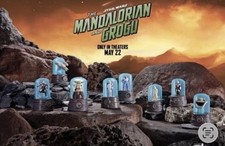 2026 Burger King STAR WARS MANDALORIAN GROGU Toys Compete Set Of 8