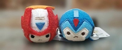 Mega Man X Capukoron Plush Mascot Set X & Zero Capcom Store Japan