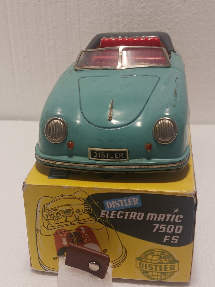 Vintage authentic Distler Electromatic 7500 Porsche 356 Tin