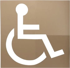 2 Pcs 39.4" Parking Stencil Kit, Reusable Cardboard Stencil Parking Lot Stencils