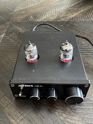 Aiyima Tube A3 Vacuum Tube Preamp 2 Channel Amplifier Home Stereo
