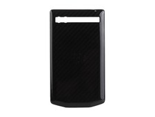 Porsche Desgin Leather Battery Door Cover for Blackberry P'9983 Carbon Black