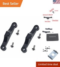 AM4/AM5 Compatible Black CPU Fan Retainer Bracket Set - 2 Brackets  Screws