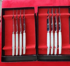 Two Sets of Vintage Sheffield Atkinson Brothers Knife in Original Boxes 
