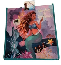 Disney The Little Mermaid Blue Shopping Bag/Tote With Handle 🆕🆓 Shipping!